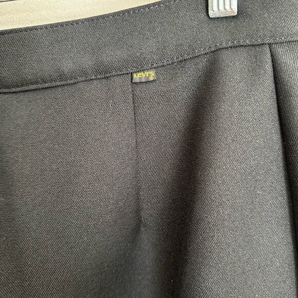 Levi's Vintage 80s High Rise Bend Over Straight Leg Pant Black 18 - Picture 6 of 9